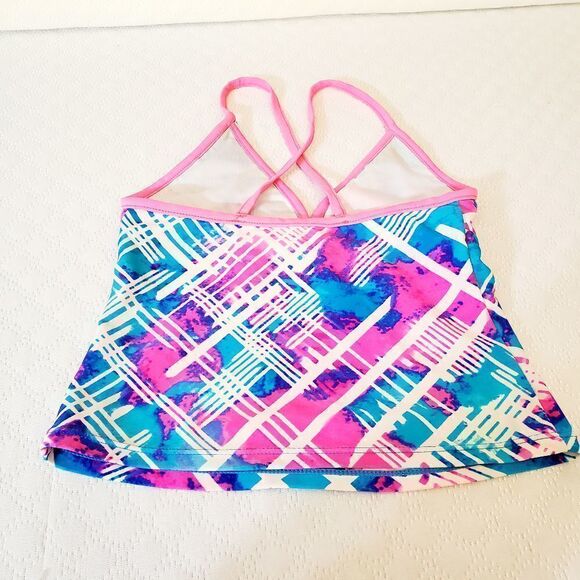 ZeroXposur Multi-colored Print Swimset Girl's size 7 - Picture 4 of 10